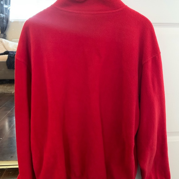 half zip fuzzy sweatshirt - Picture 2 of 4